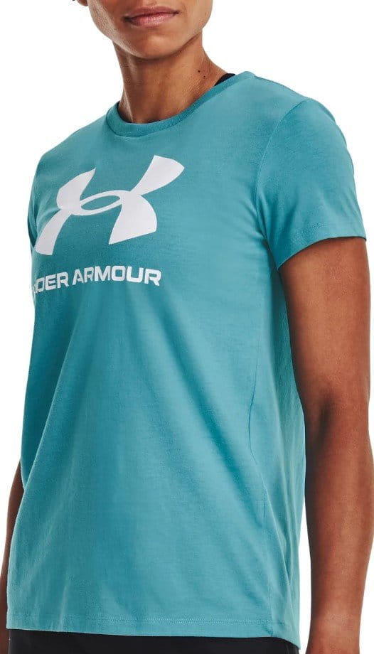 podkoszulek Under Armour UA W SPORTSTYLE LOGO SS-BLU