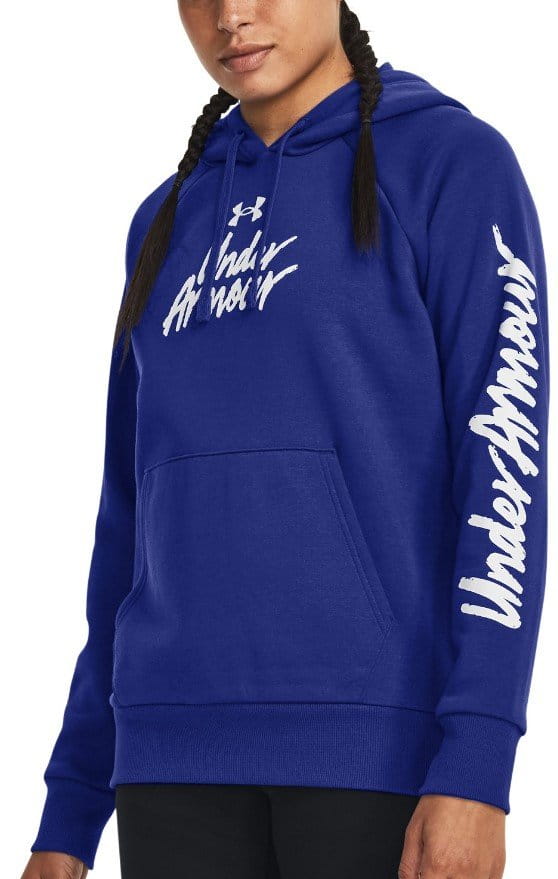 Bluza z kapturem Under Armour UA Rival Fleece Graphic Hdy-BLU